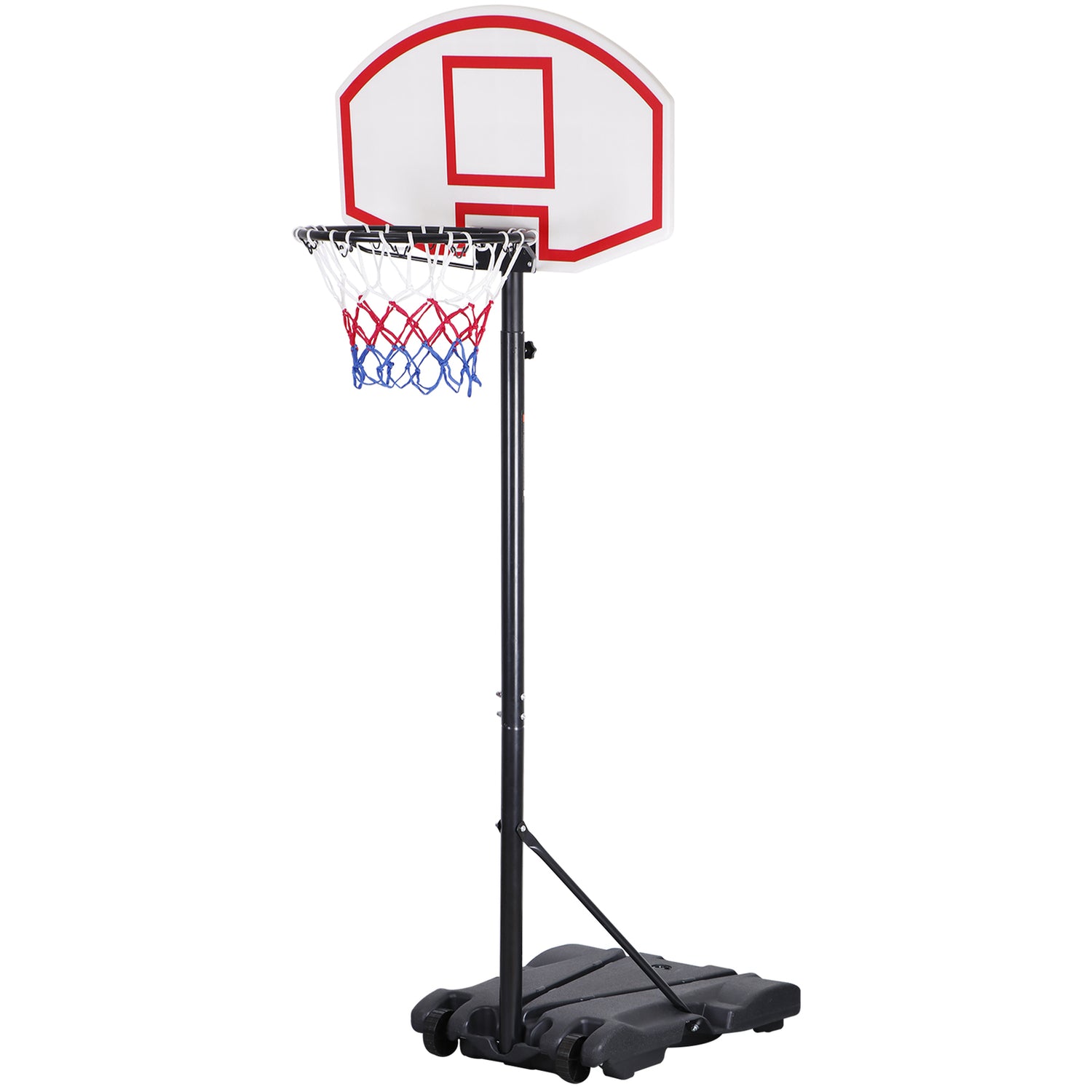 Basketball Hoop Outdoor Adjustable 5.5-7 Ft Portable Basketball Goals Stand Kids