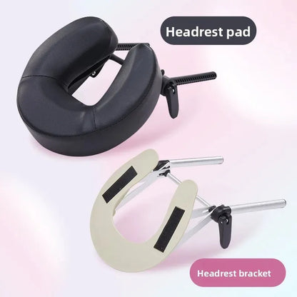Massage Head Rest Kit for Bed Mattress with Memory Foam Face down Pillow for Salon SPA Massage Therapy Recovery