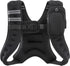 Weighted Vest, 6Lb/8Lb/12Lb/16Lb/20Lb/25Lb/30Lb Weight Vest with Reflective Stripe for Workout, Strength Training, Running, Fitness, Muscle Building, Weight Loss, Weightlifting