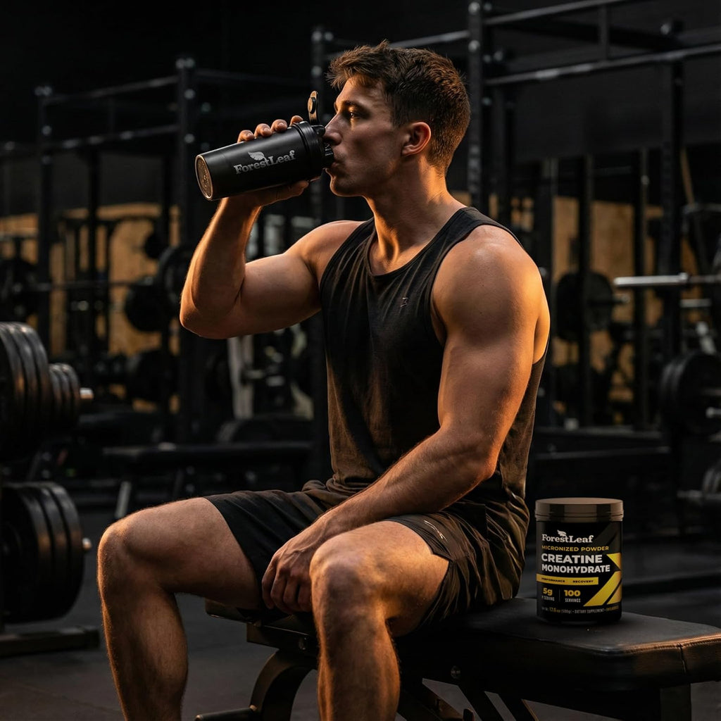 Micronized Creatine Monohydrate Powder - Maximize Muscle Growth & Strength - Unflavored Creatine for Women and Men - 5G per Serving - 100 Servings