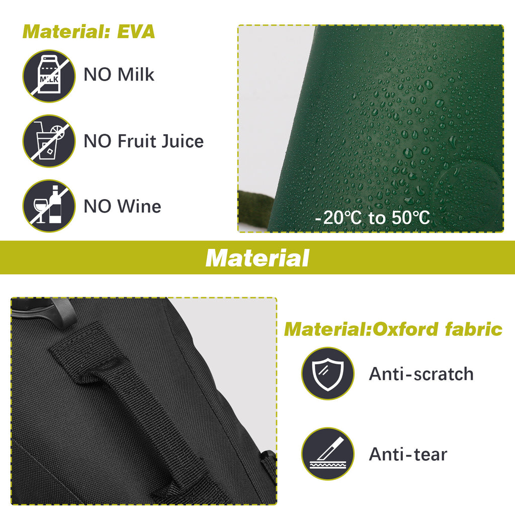 Cycling Hydration Bladder - 3L Leakproof Water Bag for Backpacks (BPA Free) USA