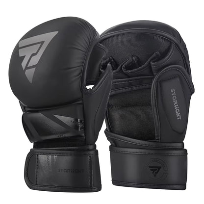 Professional MMA Boxing Gloves PU Leather MMA Fighting Martial Arts Boxing Gloves Karate Muay Thai Training Gloves Men&