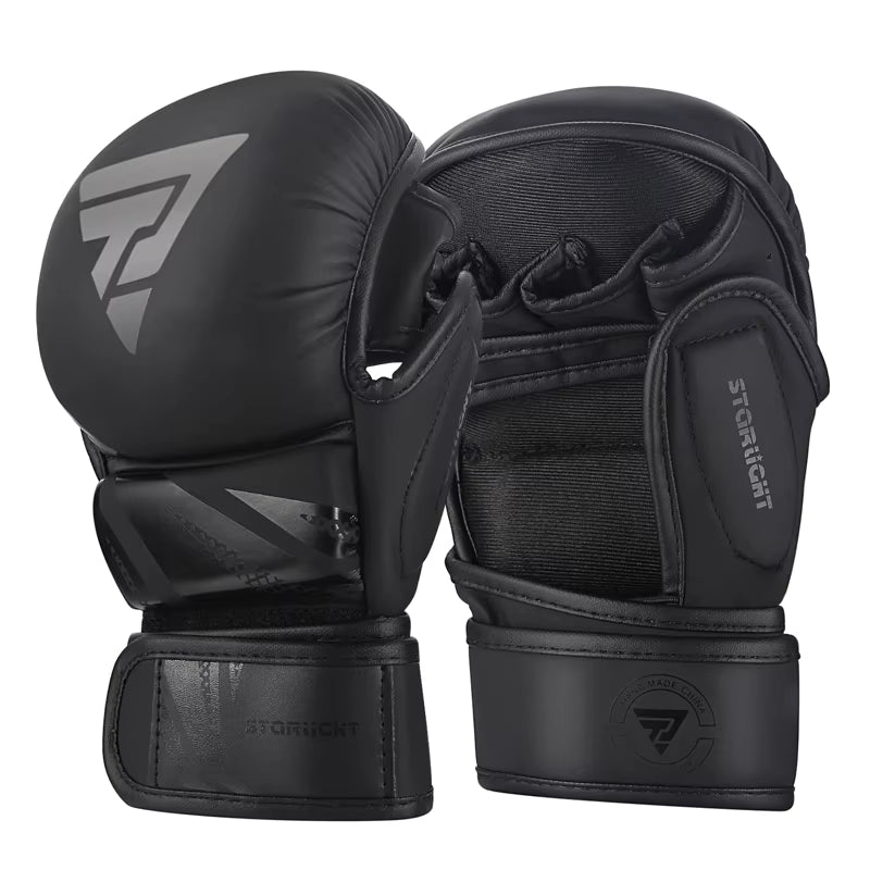 Professional MMA Boxing Gloves PU Leather MMA Fighting Martial Arts Boxing Gloves Karate Muay Thai Training Gloves Men&