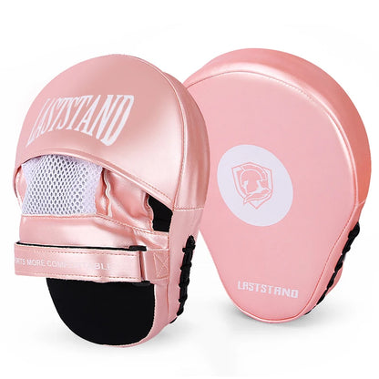 Sports Punching Mitts for Men, Women, &amp; Kids, Leather Focus Mitts for Martial Arts &amp; Boxing Training, Curved Punch Mitts for Kar