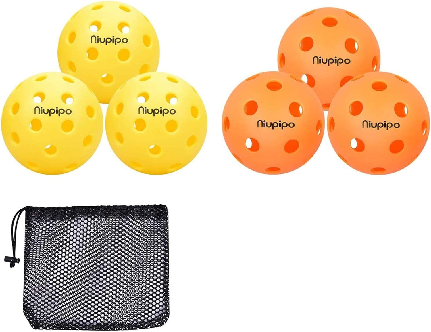 Pickleball Balls, Outdoor Pickleball Balls, USAPA Approved Pickle Balls for Tournament, High Elasticity &amp; Durable, 3/6/12/36/100 Pickleball Balls Pack