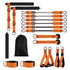 Pilates Bar Kit W/ Resistance Bands Multifunctional Pilates Bar Portable Yoga Pilates Stick Home Gym Strength Training Equipment
