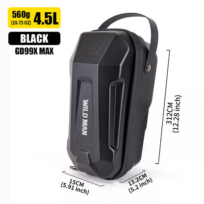 Electric Scooter Handlebar Bag EVA Hard Shell Quick-Detachable Front Storage Bag with Waterproof Design