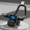 2026 Upgraded Ab Roller Wheel with Knee Mat &Timer - Automatic Rebound Abdominal Wheel with Elbow Support, Abs Workout Equipment for Core Strength Training, Ab Exercise Roller for Women Men