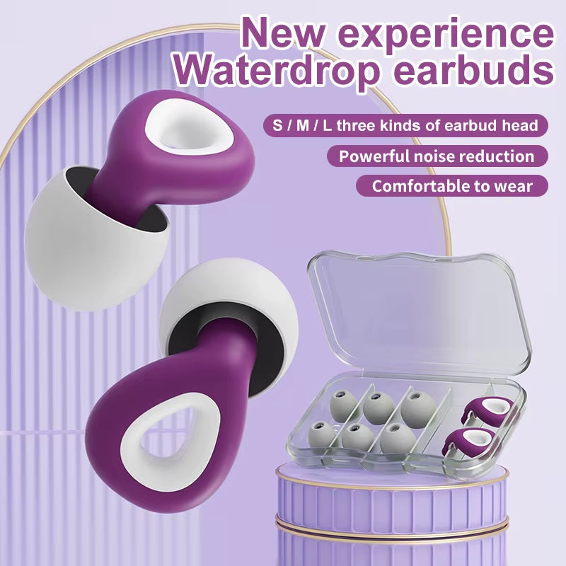 1 Set Ear Plugs for Sleeping Tapones Waterproof Swimming Ear Plugs Canceling Noise Ear Plug Oordopjes Earplugs Set