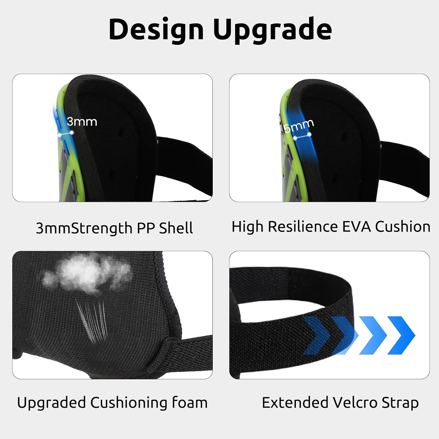 Shin Guards Soccer Youth Kids, Shin Guard Boys Girls Teenagers 2-18 Yrs Old | Soccer Shin Guards with Ankle Sleeves Protection - Football Shin Pads Equipment with Adjustable Strap