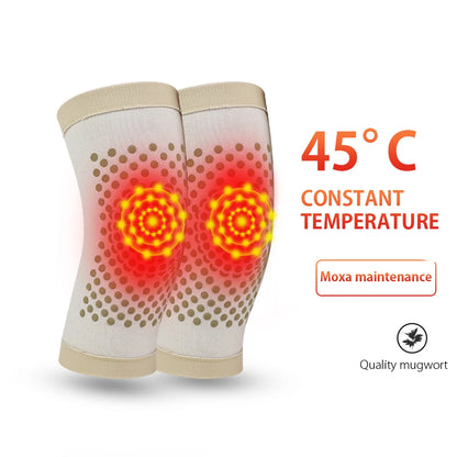 Wormwood Self Heating Knee Braces 1 Pair Wormwood Self Heating Knee Braces Warm Knee Pads Sleeves Knee Brace Support