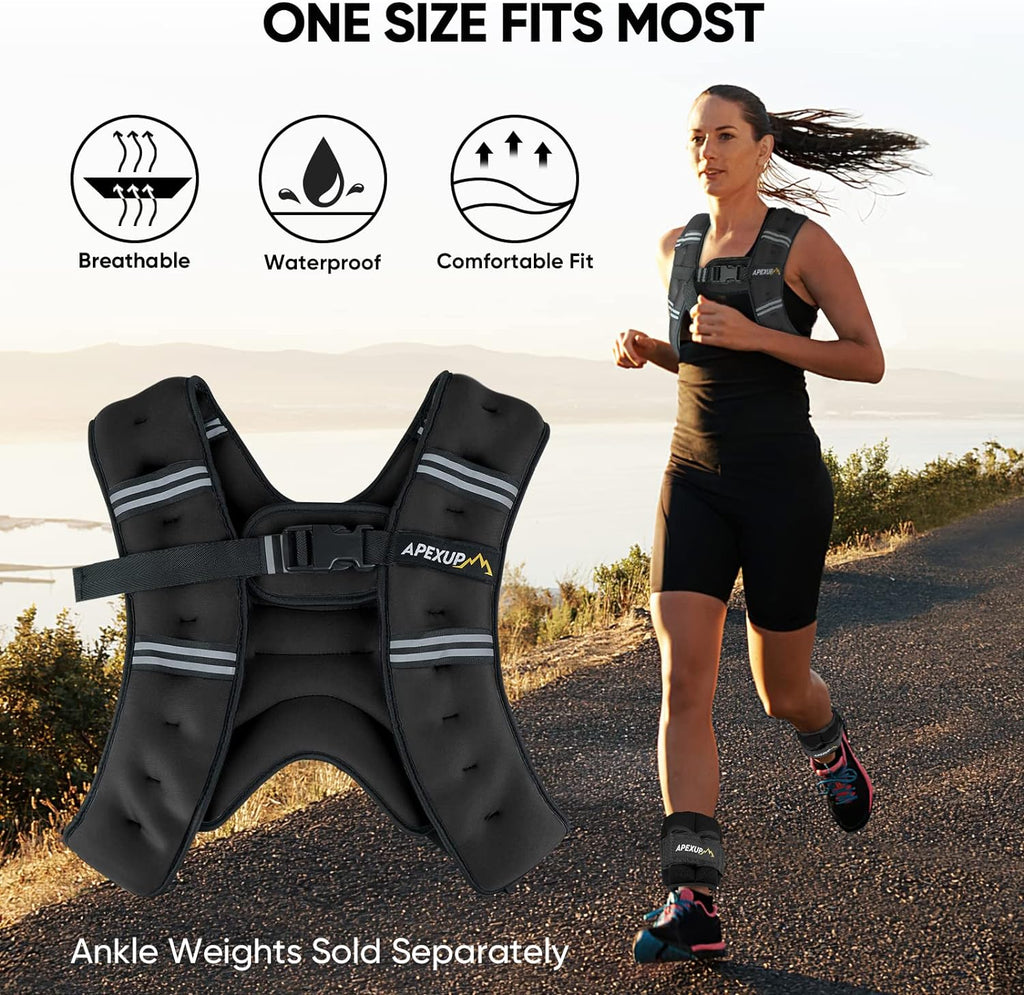 Weighted Vest Men Women, Weight Vest for Women Workout Equipment for Strength Training Running
