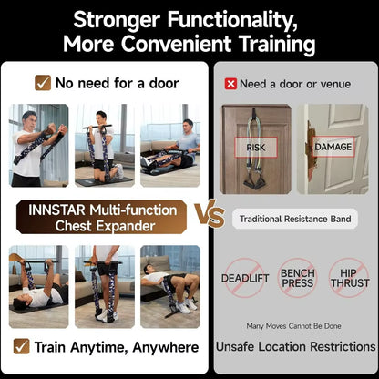 Multi-Function Resistance Bands for Working Out, Push up Exercise Bands Resistance Bands Set for Bench Press Gym Equipment, Home