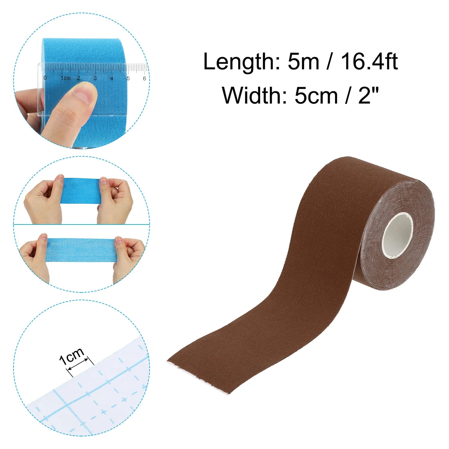 5Cm Aerial Hoop Tape Athletic Tape Adhesive Non-Slip Grip Tape Yoga Rig Sport Tape for Wrapping Exercises Gymnastics 16.4Ft