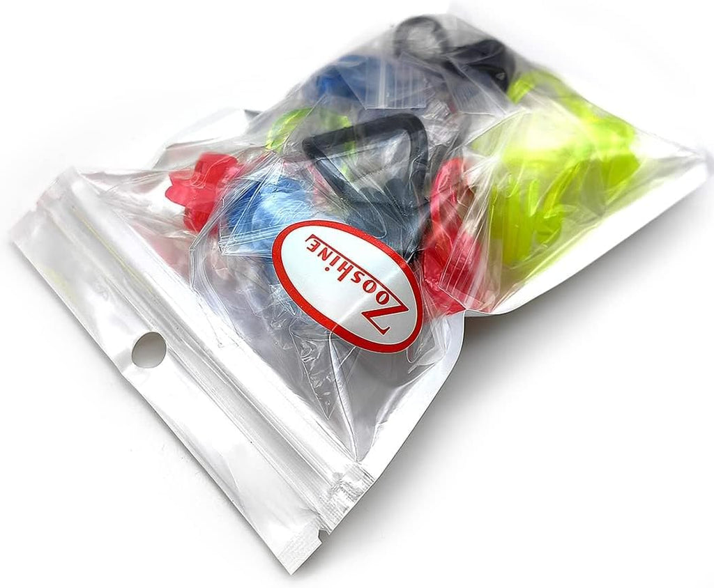12 PCS Waterproof Swimming Nose Clip Silica Gel Swim Nose Plug for Kids and Adults with Bright Color