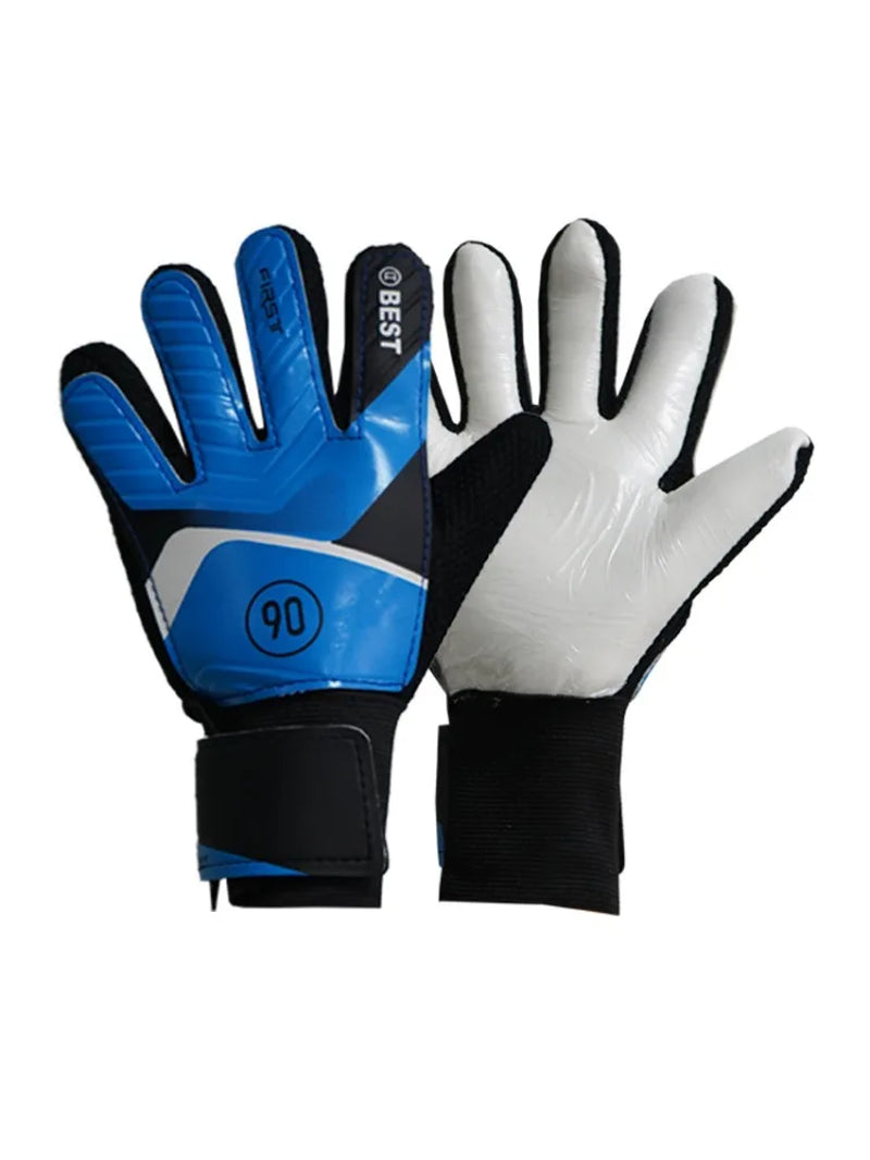 1 Pair Goalkeeper Gloves - Wear-Resistant Latex, Anti-Slip Soccer Goalie Gloves for Training &amp; Matches, Football Training Equipm
