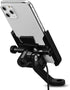 Bike Motorcycle Phone Mount Handlebar/Rear-View Mirror Bike Cell Phone Holder Sturdy Aluminum Alloy 360° Rotating Bicycle Phone Mount for 4.0-6.5 Inch Smartphones