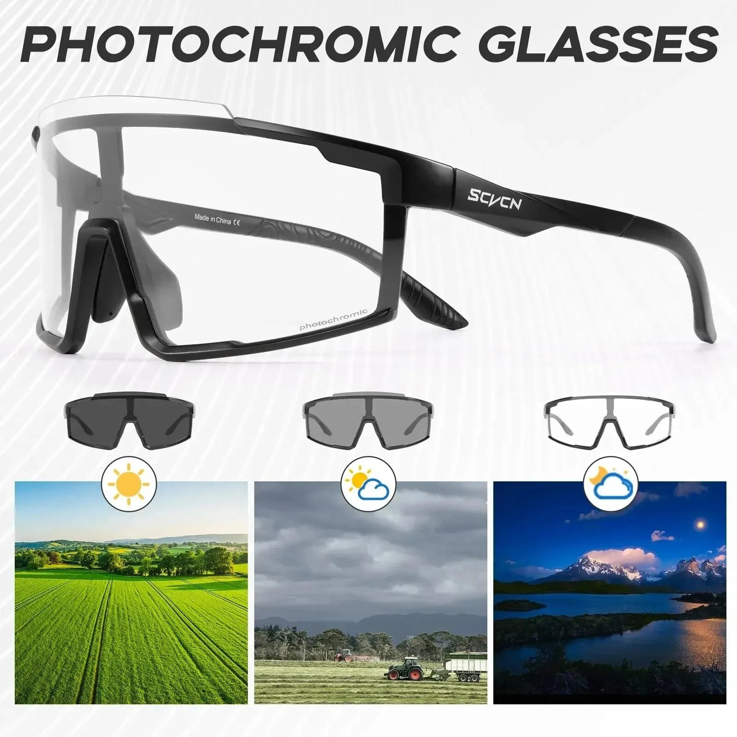UV400 Sport Eyewear Mountain Bike Sport Cycling Glasses Outdoor Cycling Goggles Men Cycling Sunglasses MTB Sunglasses