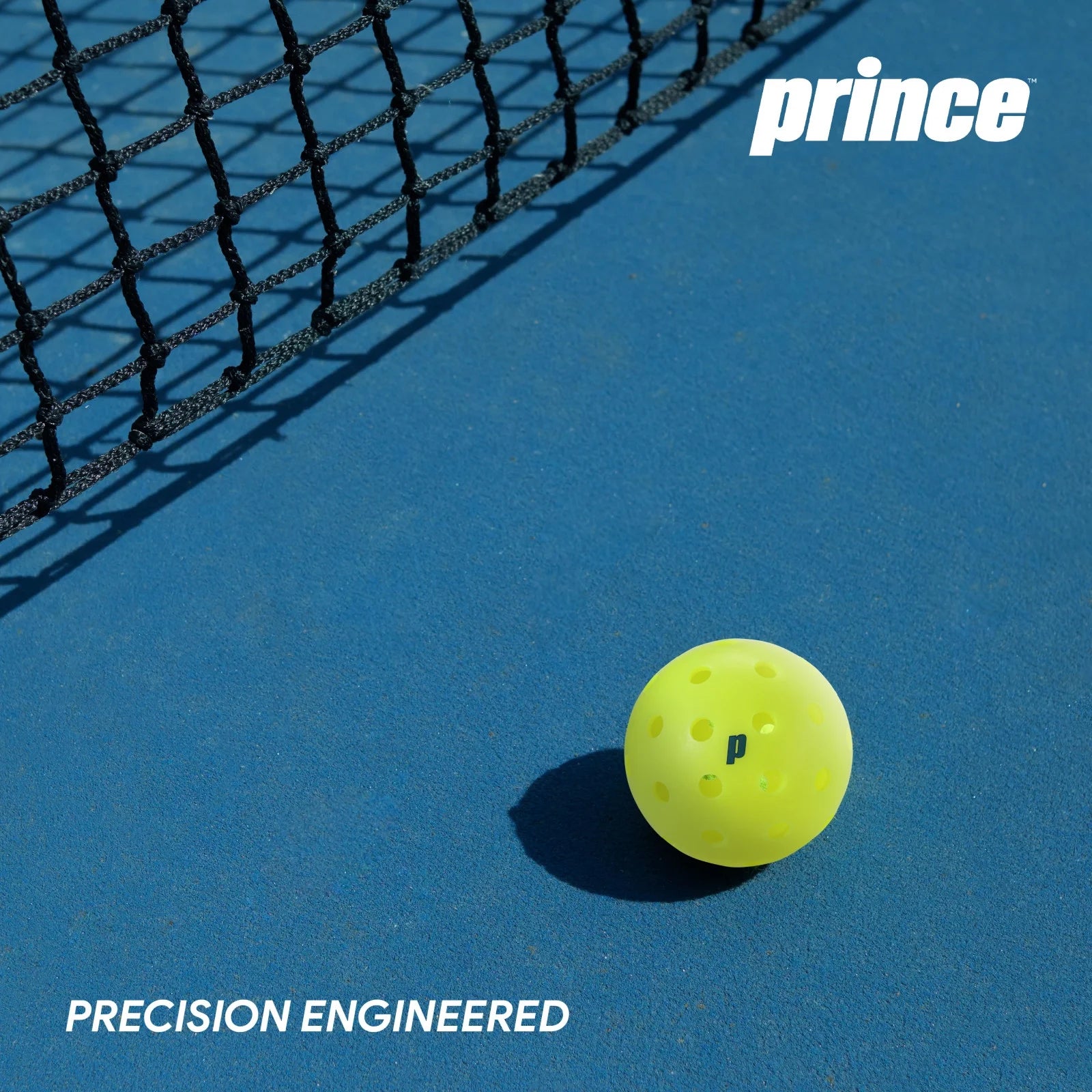 Outdoor Pickleball Balls – 12 Pack with Mesh Bag, USA Pickleball Approved, 40-Hole Precision Design, High-Visibility Neon Yellow