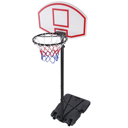 Basketball Hoop Outdoor Adjustable 5.5-7 Ft Portable Basketball Goals Stand Kids