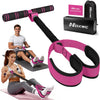 Multifunction Pedal Resistance Band with Handle, 50LBS Foot Pedal Resistance Bands for Core/Abs, Arm, Waist, Abdomen, Leg Workout, Portable Sit up Exercise Equipment for Women