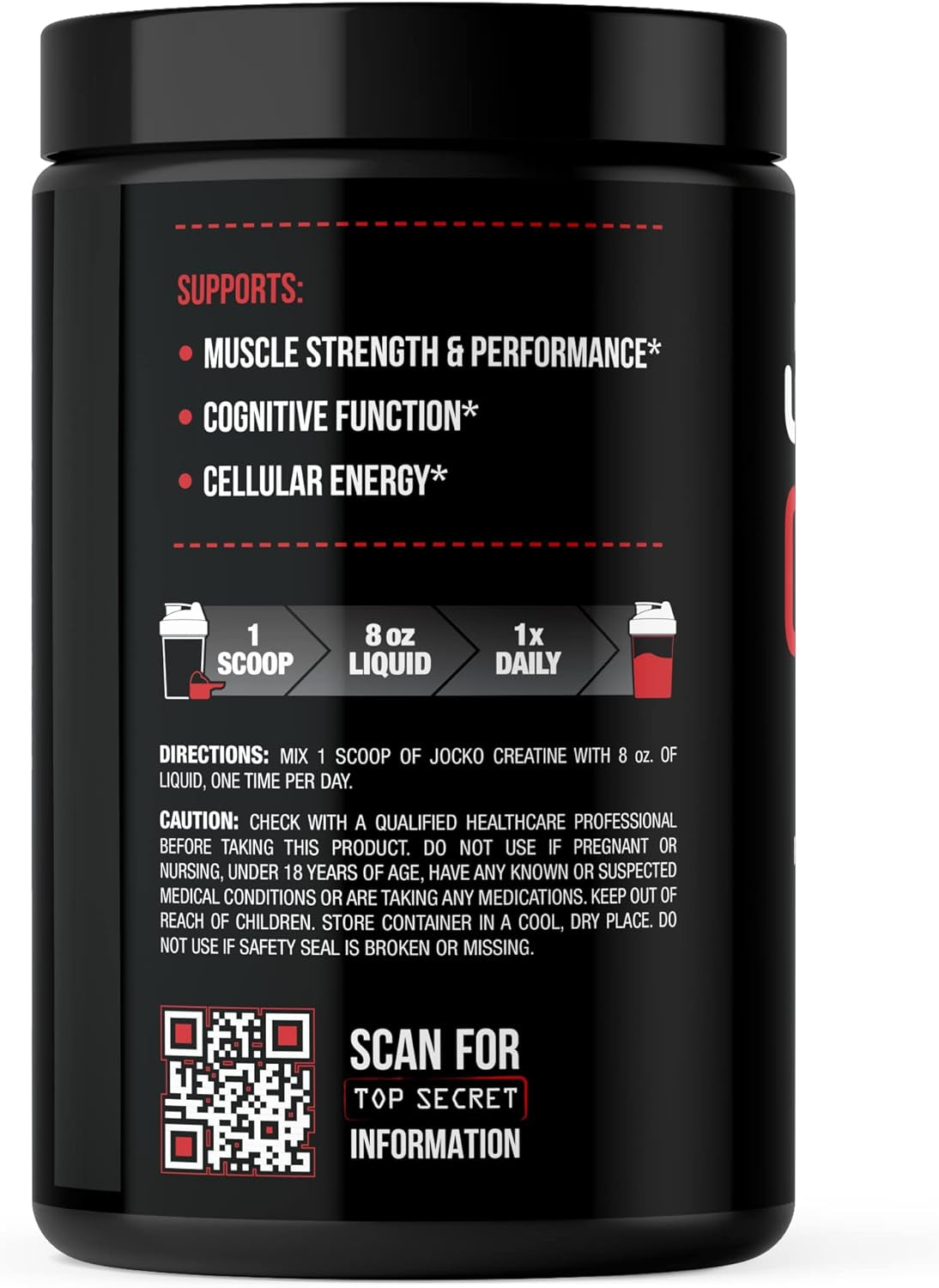 Creatine Monohydrate, Pure Micronized Powder for Men & Women, Supports Muscle Growth, Strength, Recovery & Cognition, Unflavored, 450 Grams, 90 Servings