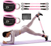 Ankle Resistance Bands with Cuffs: Women Ankle Strap Band for Working Out - Ankle Resistance Bands for Glutes Hip & Leg Butt Training Workout Exercise Equipment
