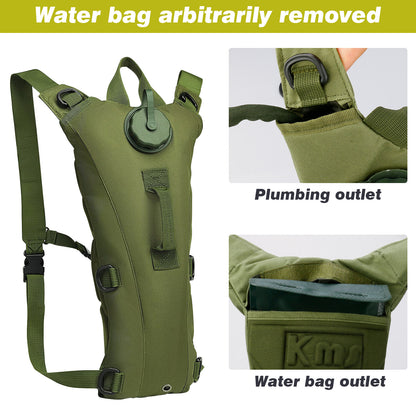 Cycling Hydration Bladder - 3L Leakproof Water Bag for Backpacks (BPA Free) USA