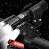 USB Rechargeable Bike Light Super Bright Bicycle Lights Headlight Triple Flashlight Front Light Waterproof - Riding Cycling Camping