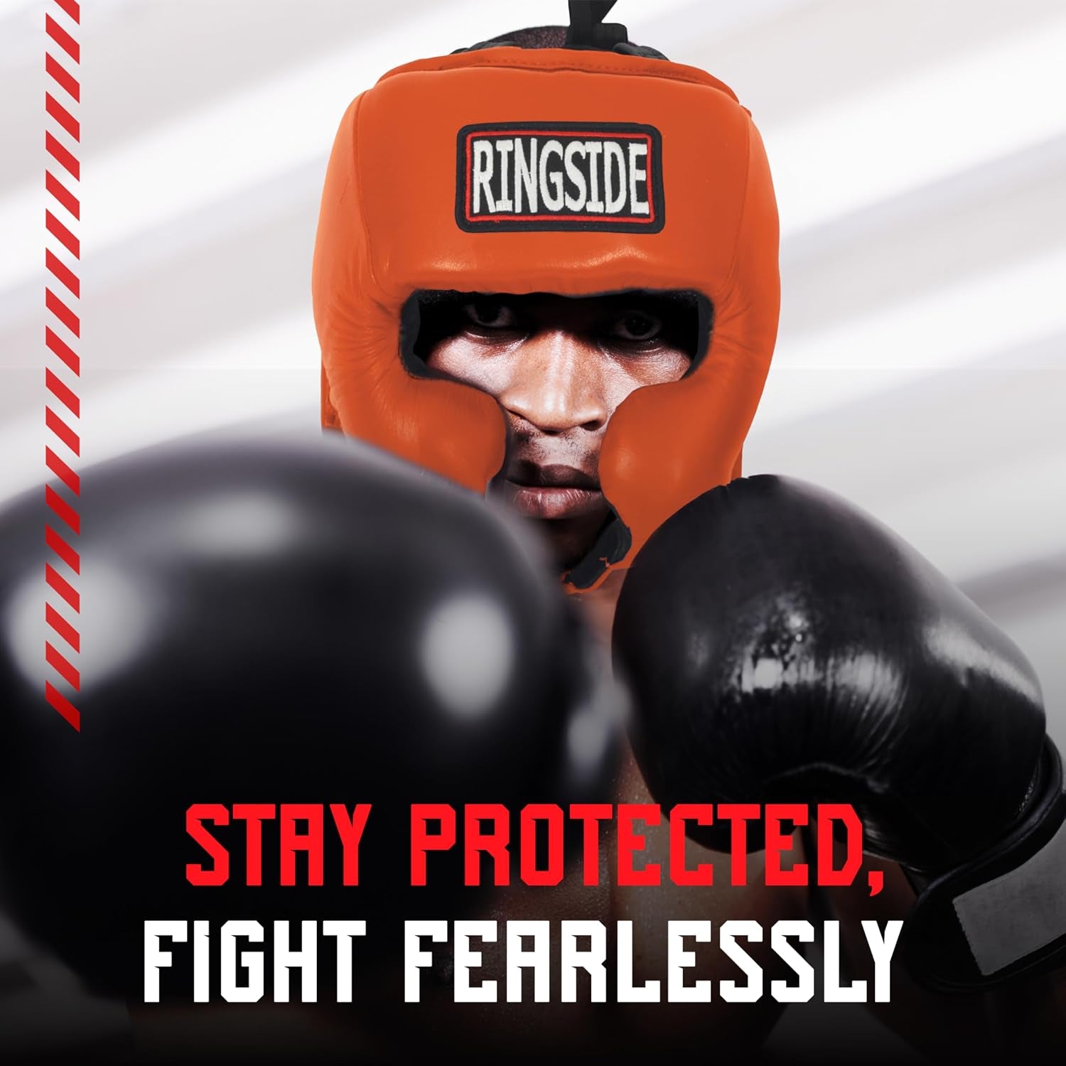 Competition-Like Boxing Headgear with Cheeks