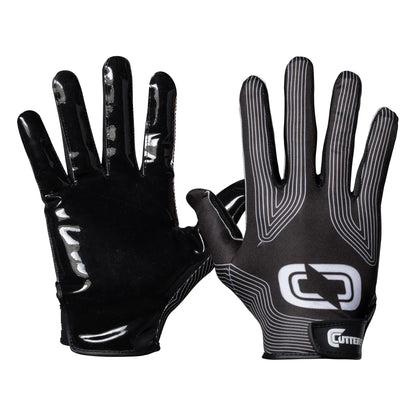 , Epic Football Receiver Gloves, Youth, L/XL, Black