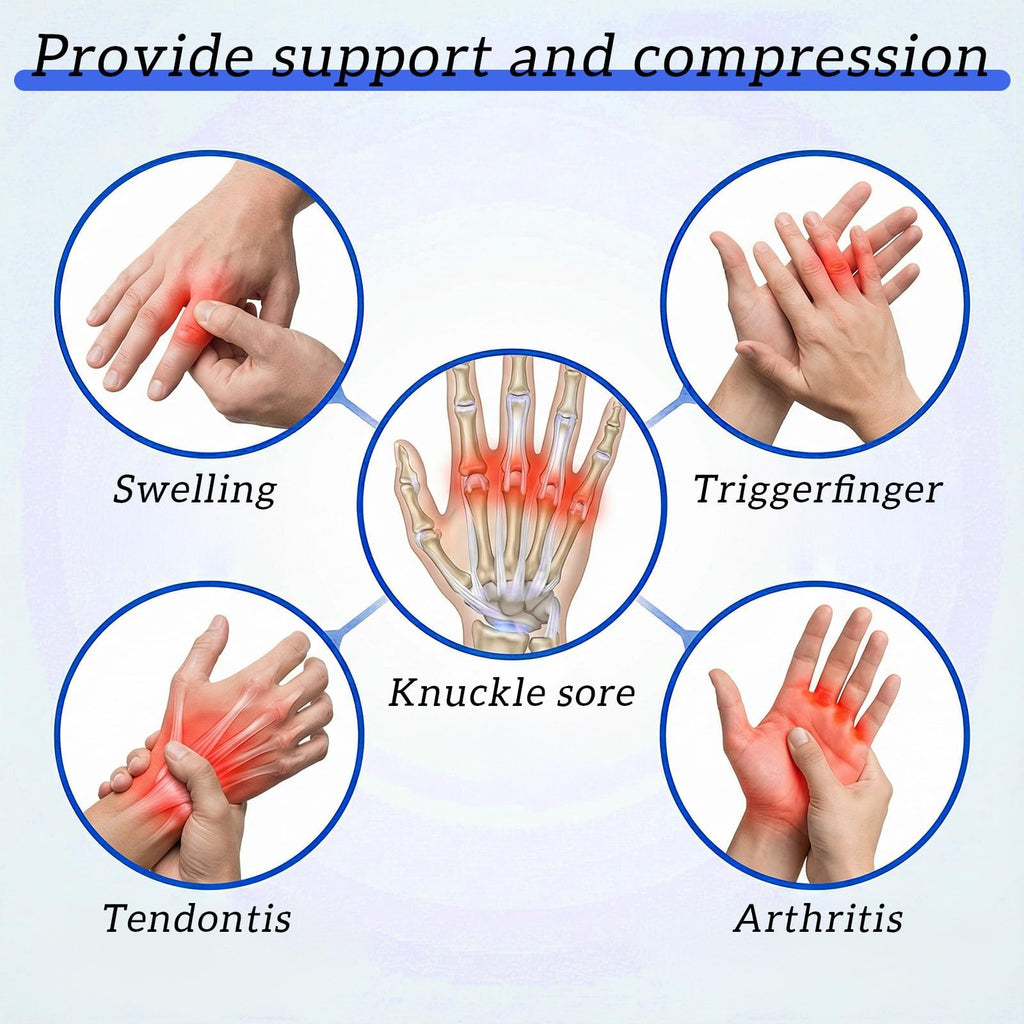 20 Pcs Breathable Finger Brace Elastic Sports Finger Compression Sleeves