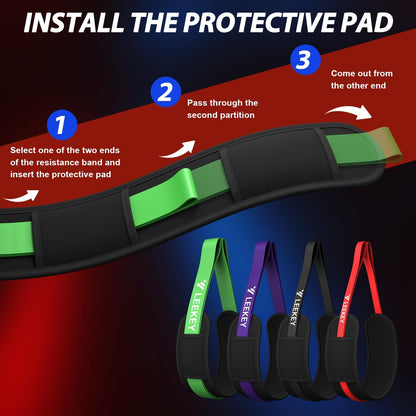 Rubber Resistance Bands ，Muit Leves Exercise Bands with Door Anchor,Pull up Assistance Bands for Men and Women- Strength Bands for Fitness Training, Physical Therapy,Home Gym Workouts