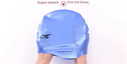Swim Caps Ear Protection Full Silicone Swimming Cap ,Universal,Swimming Earmuffs