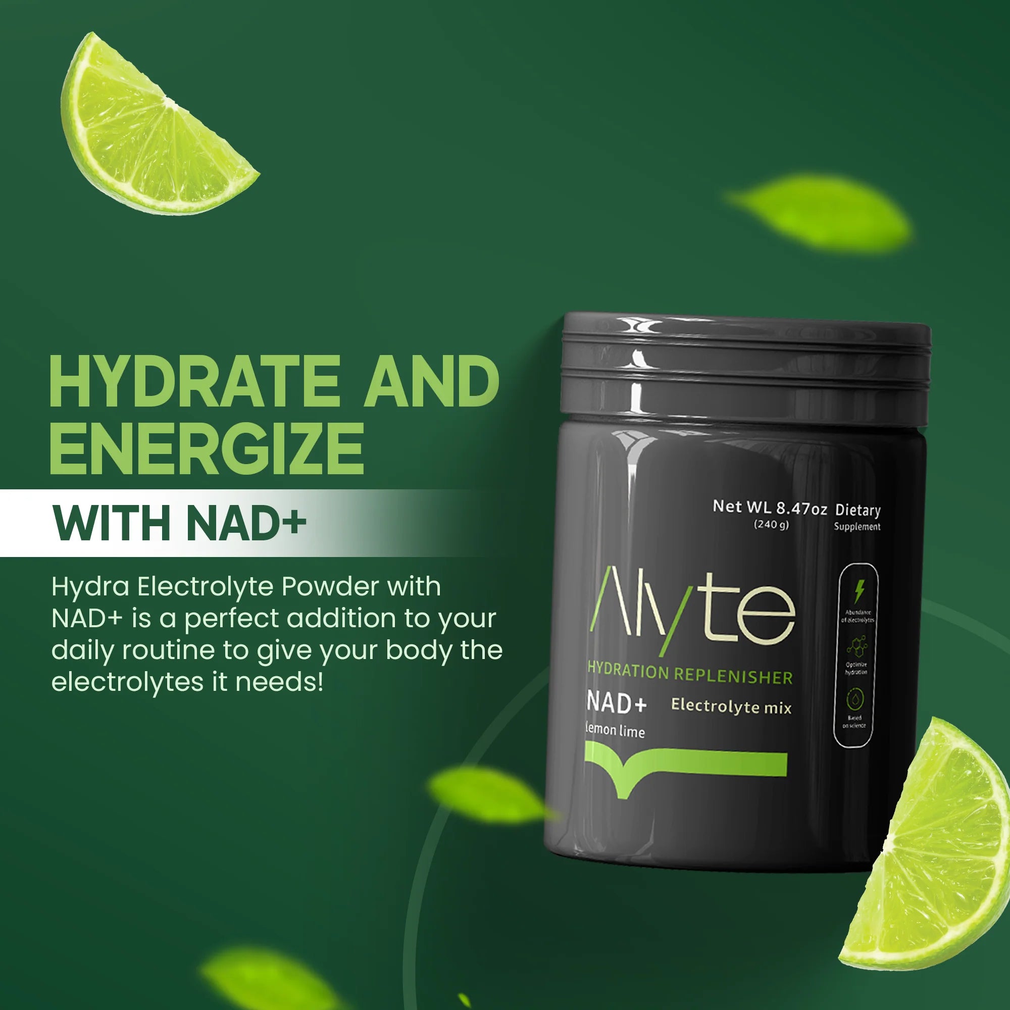 Hydration Replenisher NAD+ Electrolyte Mix