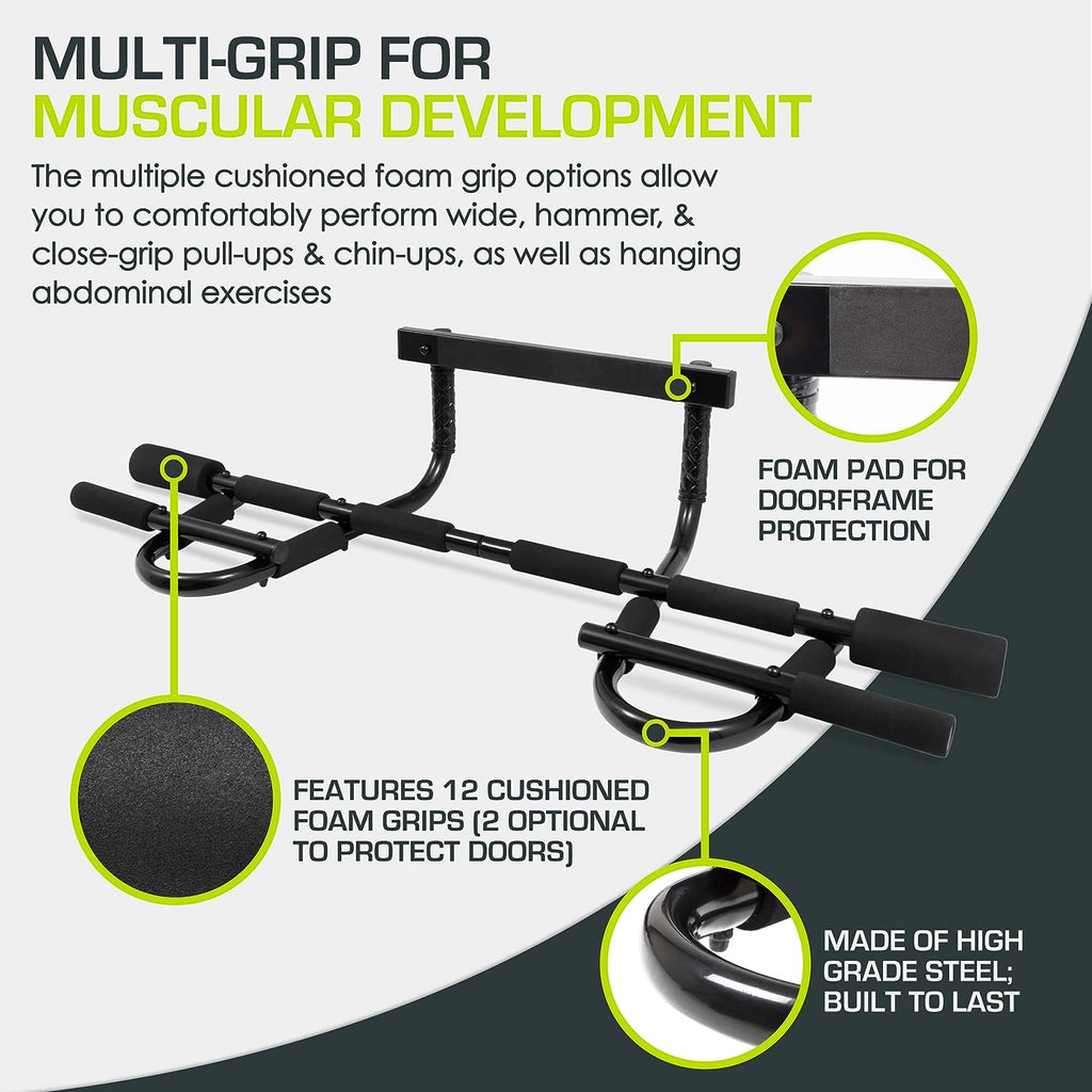 fit Pull up Bar for Multi Use Fitness & Home Gym Exercise