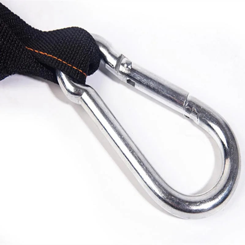 Hanging Ab Straps for Pull up Bar &amp; Core Strength Training - Soft Padded Exercise Straps for Ab Swing &amp; Leg Raises, Hang Bar Strap with 2 Steel Carabiners - Abs Equipment for Home &amp; Gym