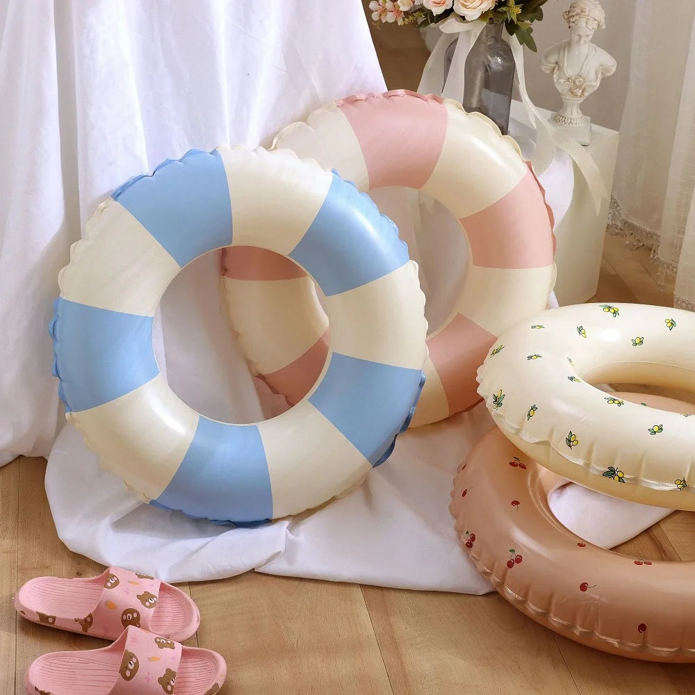 Donut Swimming Ring Inflatable Pool Float for Adult Swimming Circle Swim Tube Water Sports Swim Accessory Swim Float