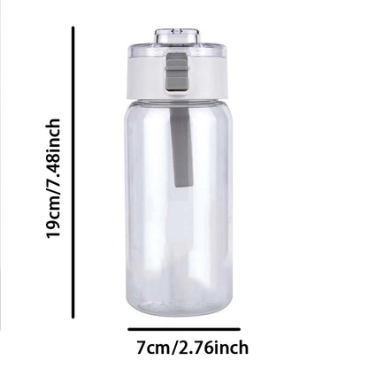 600ML CR7 Sports Water Bottles Cartoon Football Star Ronaldos Large Water Cups New Outdoor Transparent Drinking Bottle Kids Gift