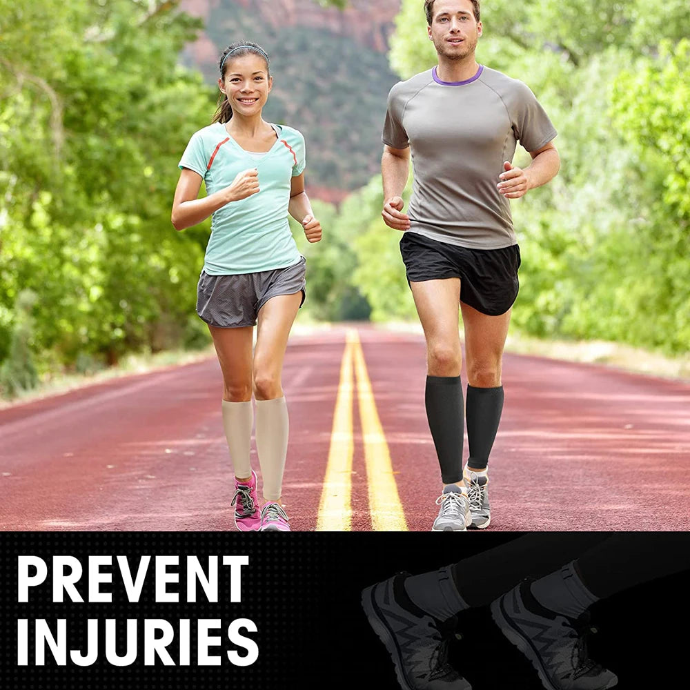 Medical Calf Compression Sleeve 30-40Mmhg Men Women Footless Calves Compression Sleeves Varicose Veins