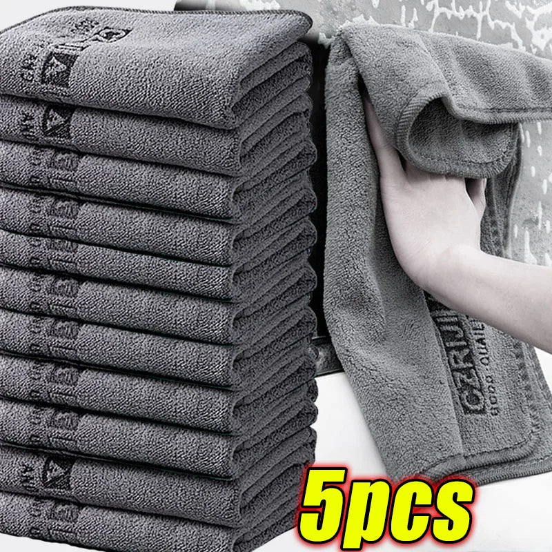 High End Ultra-Fine Fiber Car Wash Towel Super Soft Clean and Dry Cloth Edge Sealing Strong Water Absorption Car Wash Towel