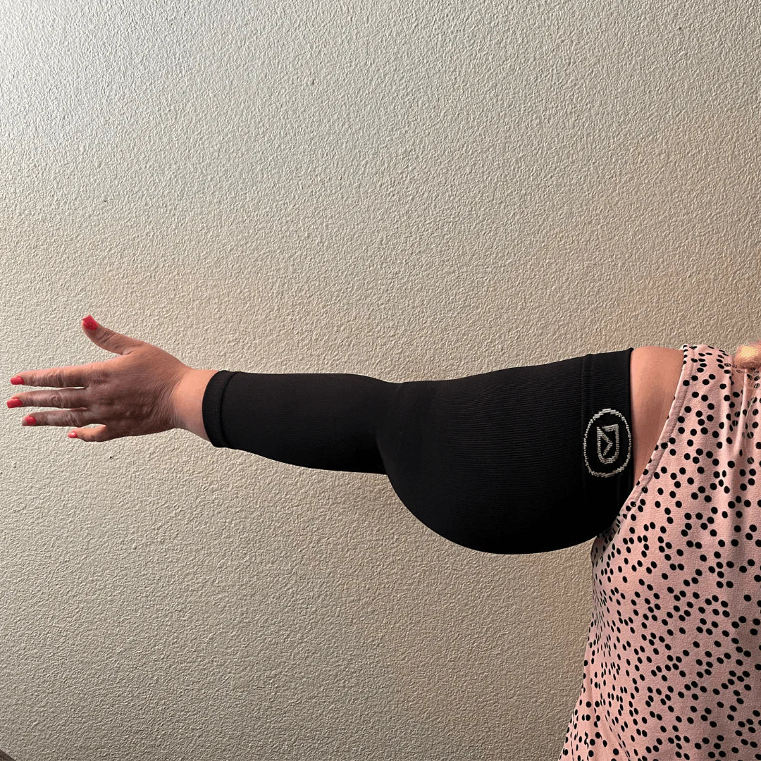 Plus Size Arm Compression Sleeves 20–30 Mmhg
