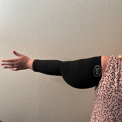 Plus Size Arm Compression Sleeves 20–30 Mmhg