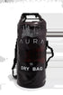 Aura Semi-Transparent Dry Bag and Backpack - Waterproof Dry Bag for Kayaking, Swimming, Beach, Rafting - Dry Storage Bag - Black - 10L