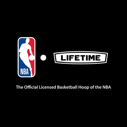 NBA Golden State Warriors 44" Portable Basketball Hoop with Wheels - 7.5 to 10 Ft Adjustable Height