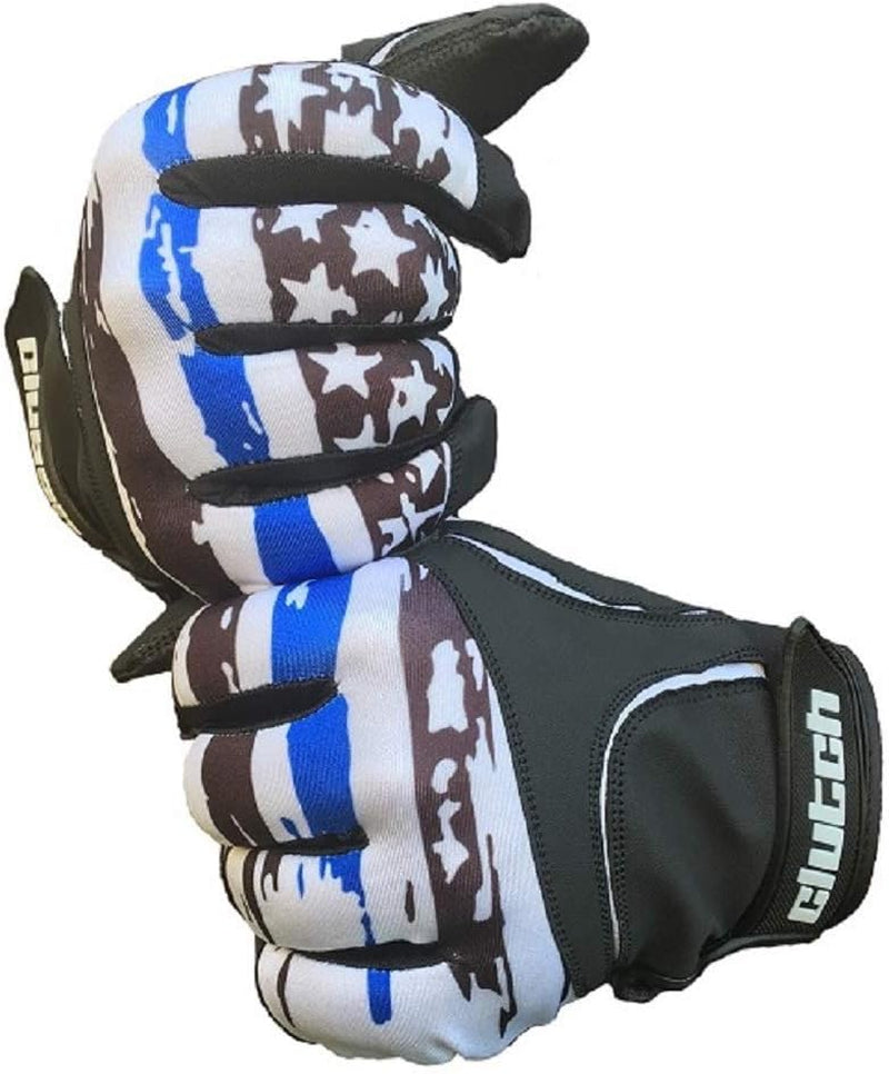 American Flag Baseball &amp; Softball Batting Gloves, Super Grip Finger Fit, Performance Mesh &amp; Perforated Sheepskin Palm for Adults &amp; Youth