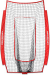 4X7 FT Portable Infielder Training NET ONLY, Softball Baseball Replacement Practice Net for Pitching and Hitting, Ball Catcher Pocket, 28 SQFT Protection, Team Colors