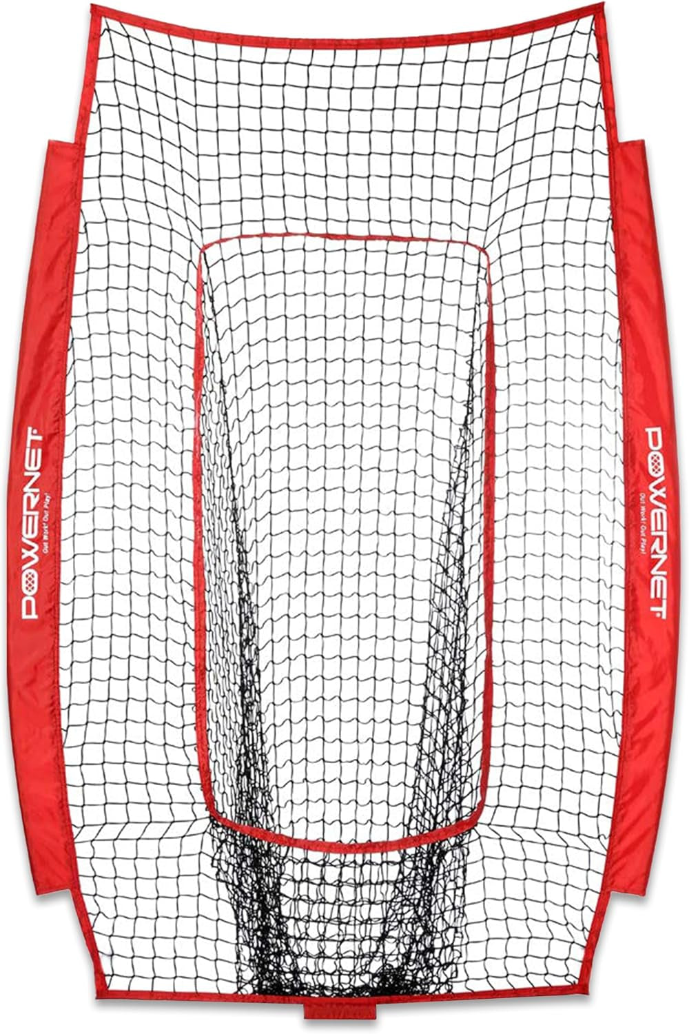4X7 FT Portable Infielder Training NET ONLY, Softball Baseball Replacement Practice Net for Pitching and Hitting, Ball Catcher Pocket, 28 SQFT Protection, Team Colors