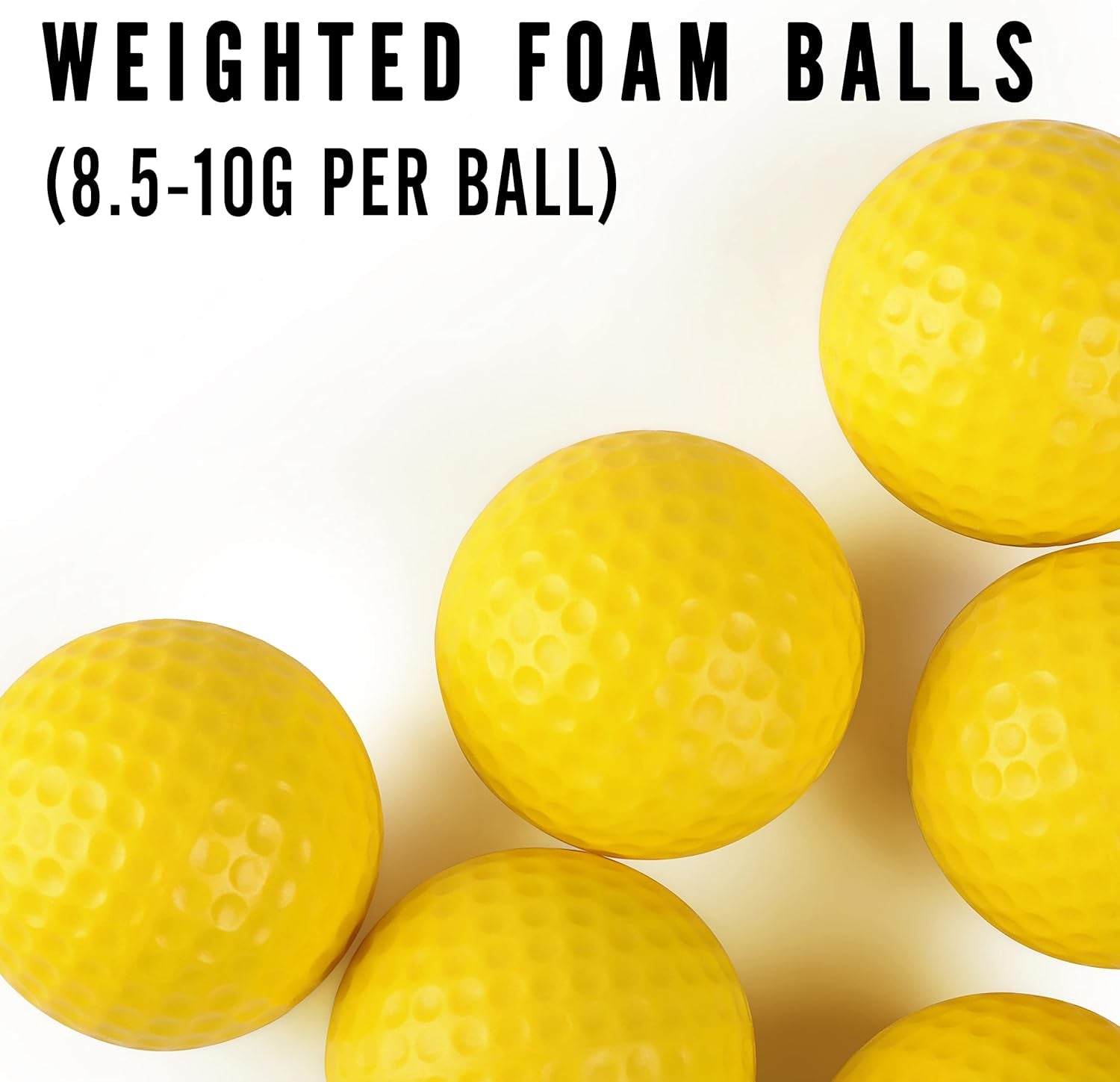 Practice Foam Golf Balls - 16 or 32 Pack | Limited Flight, True Spin and Feel Training Balls