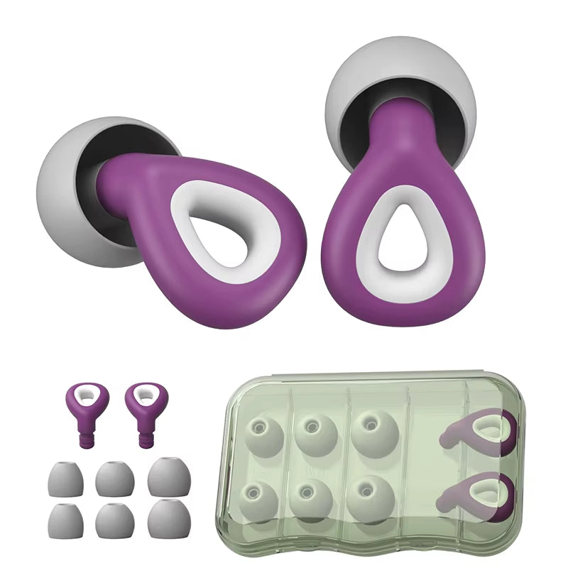 1 Set Ear Plugs for Sleeping Tapones Waterproof Swimming Ear Plugs Canceling Noise Ear Plug Oordopjes Earplugs Set
